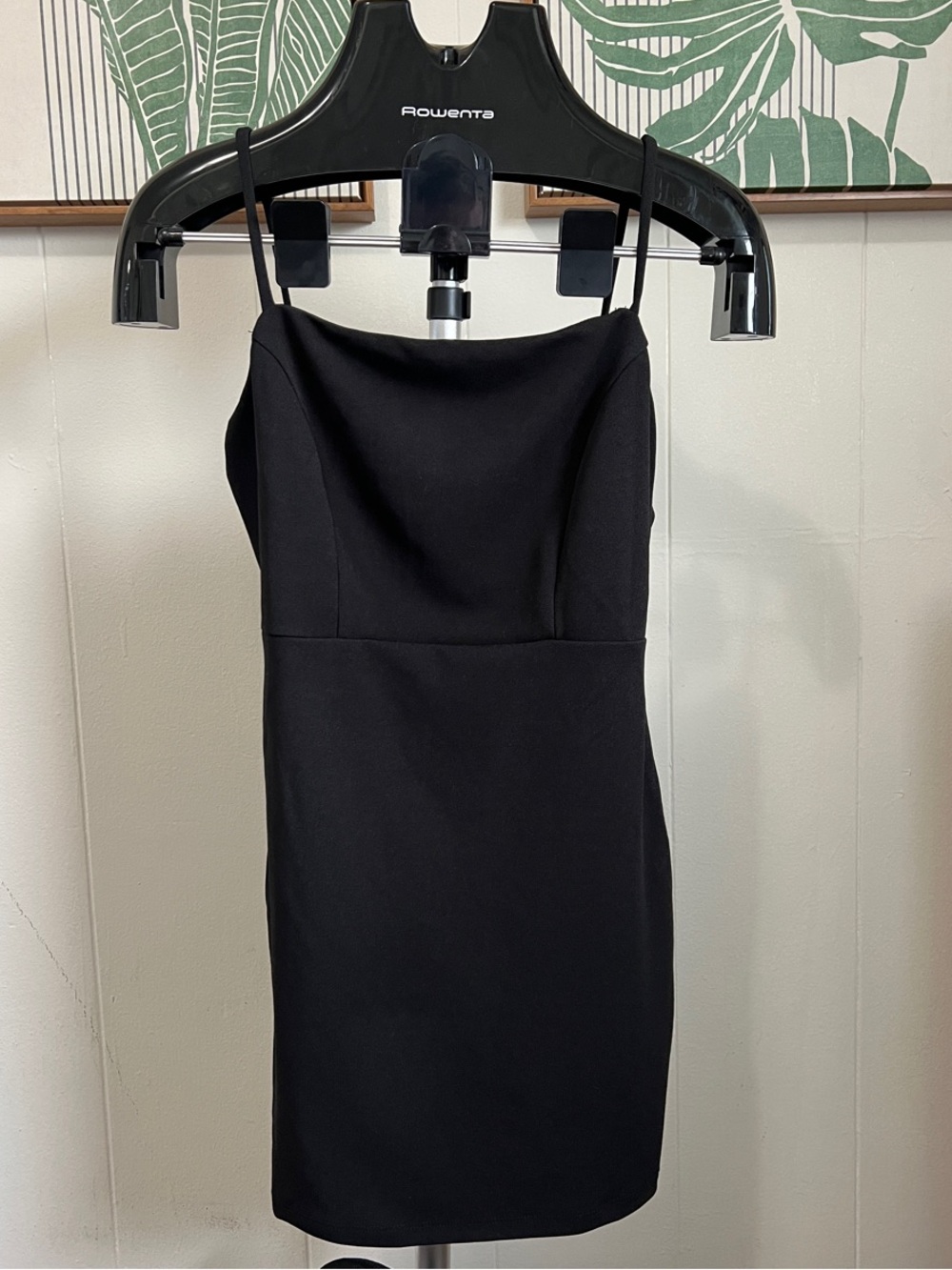 NWT little black dress! Classic Black Spaghetti-Strap Bodycon Dress